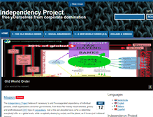 Tablet Screenshot of independencyproject.org